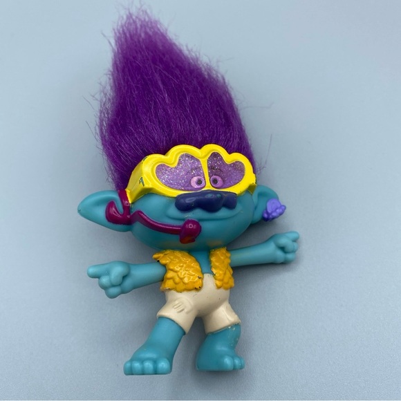 Trolls World Tour Branch #3 Happy Meal Toy 2020 Glasses McDonald’s Figure - Picture 1 of 7
